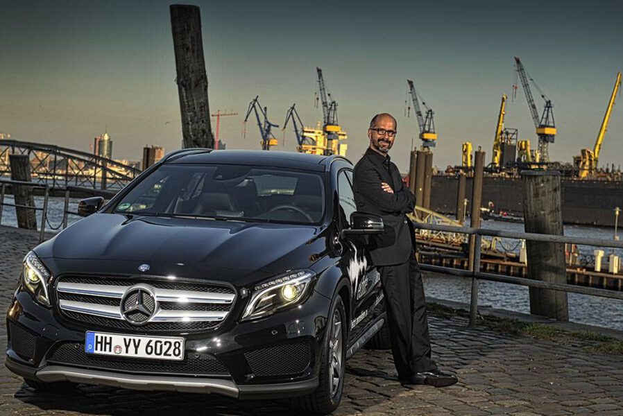 Christoph Maria Herbst - Stromberg im Hafen mit Mercedes